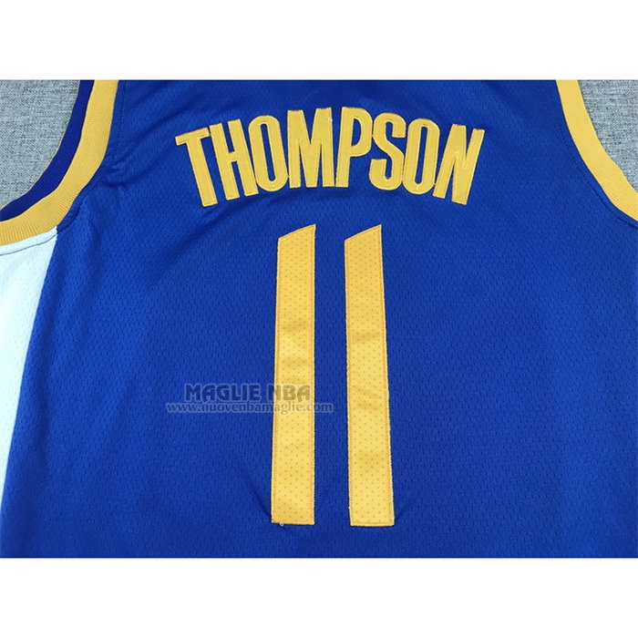 Maglia
 Klay Thompson NO 11 Golden State Warriors Icon 2022-23 Blu
